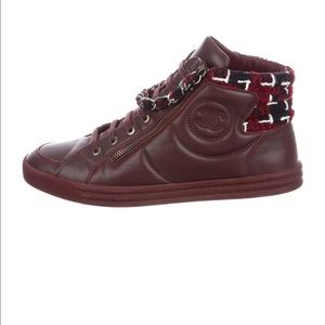 Chanel Lambskin Tweed Sneakers